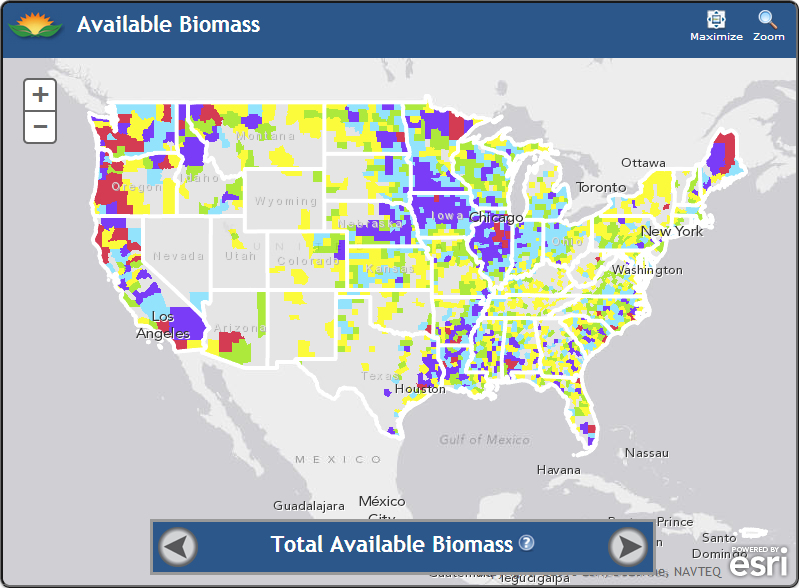 Available Biomass Map Image