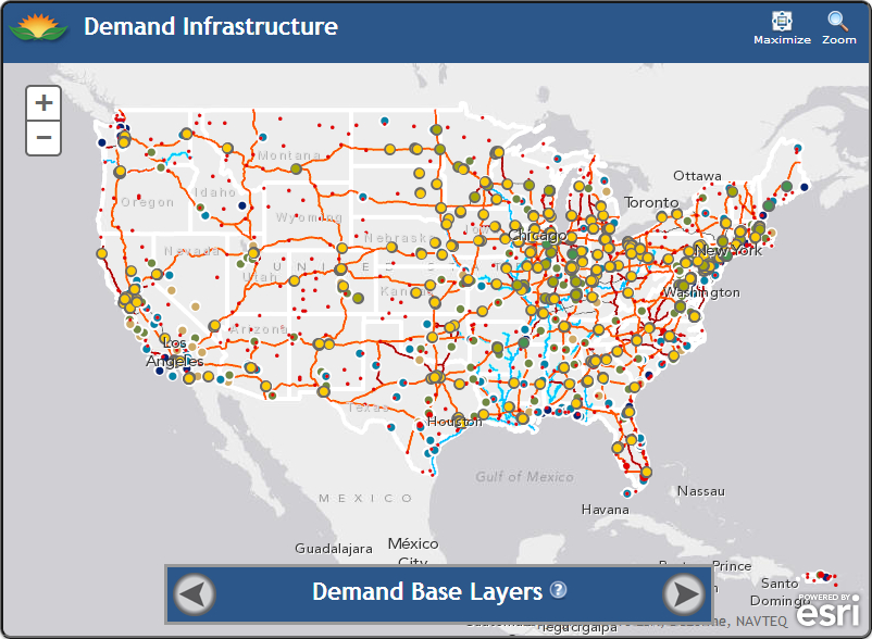 Demand and Infrastructure Map Image