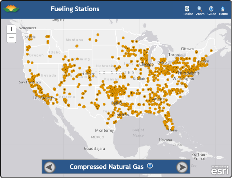 Fuel Station Map Image