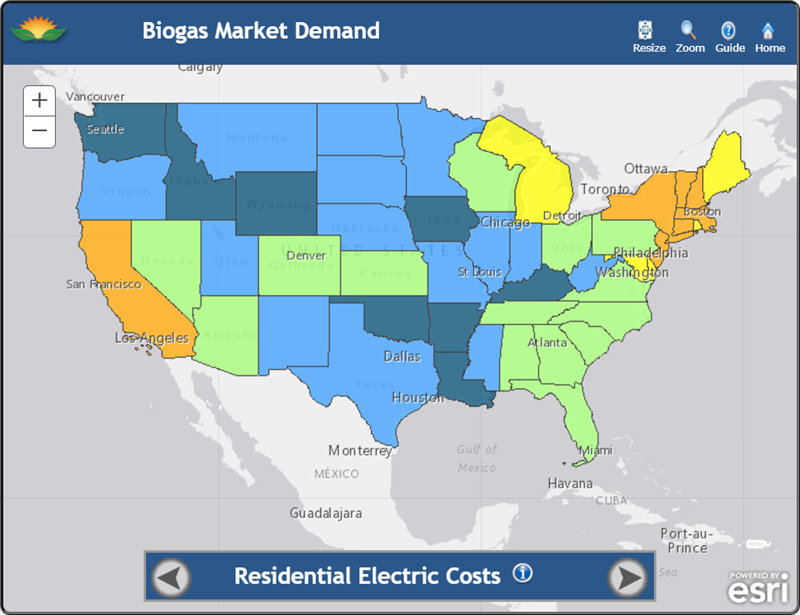 Biogas Demand Map Image